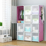 12_door_plastic_wardrobe_with_transparent_panels_for_storage__pink