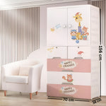 7025_Summer_Bear_Foldable_plastic_cupboard_for_kids_online__Giraffe