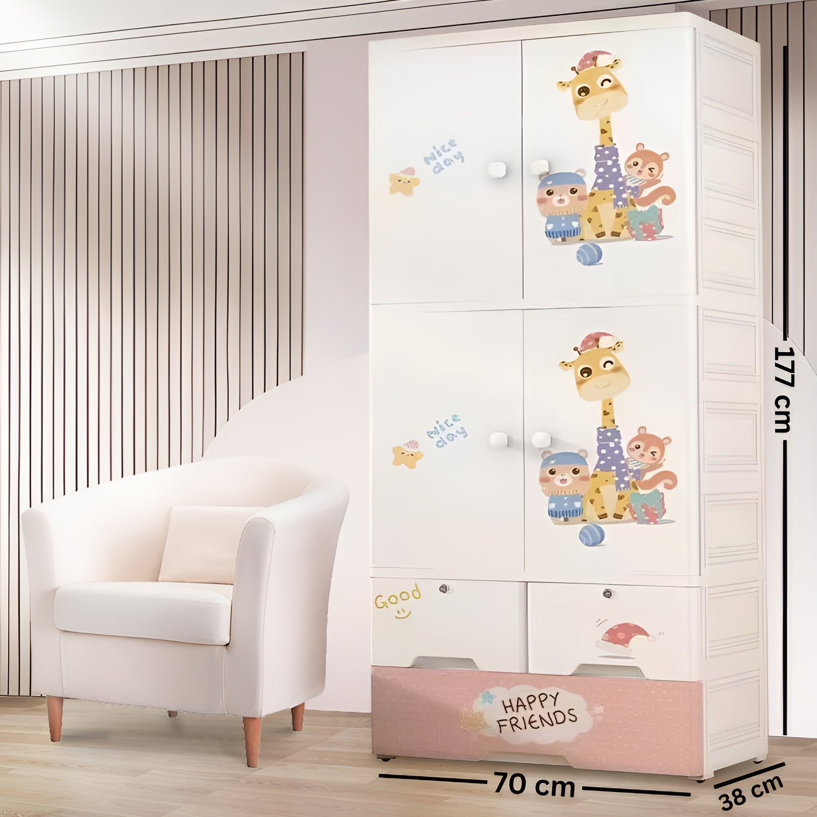7031_Giraffe_Cartoon-design-plastic-wardrobe-online__giraffe