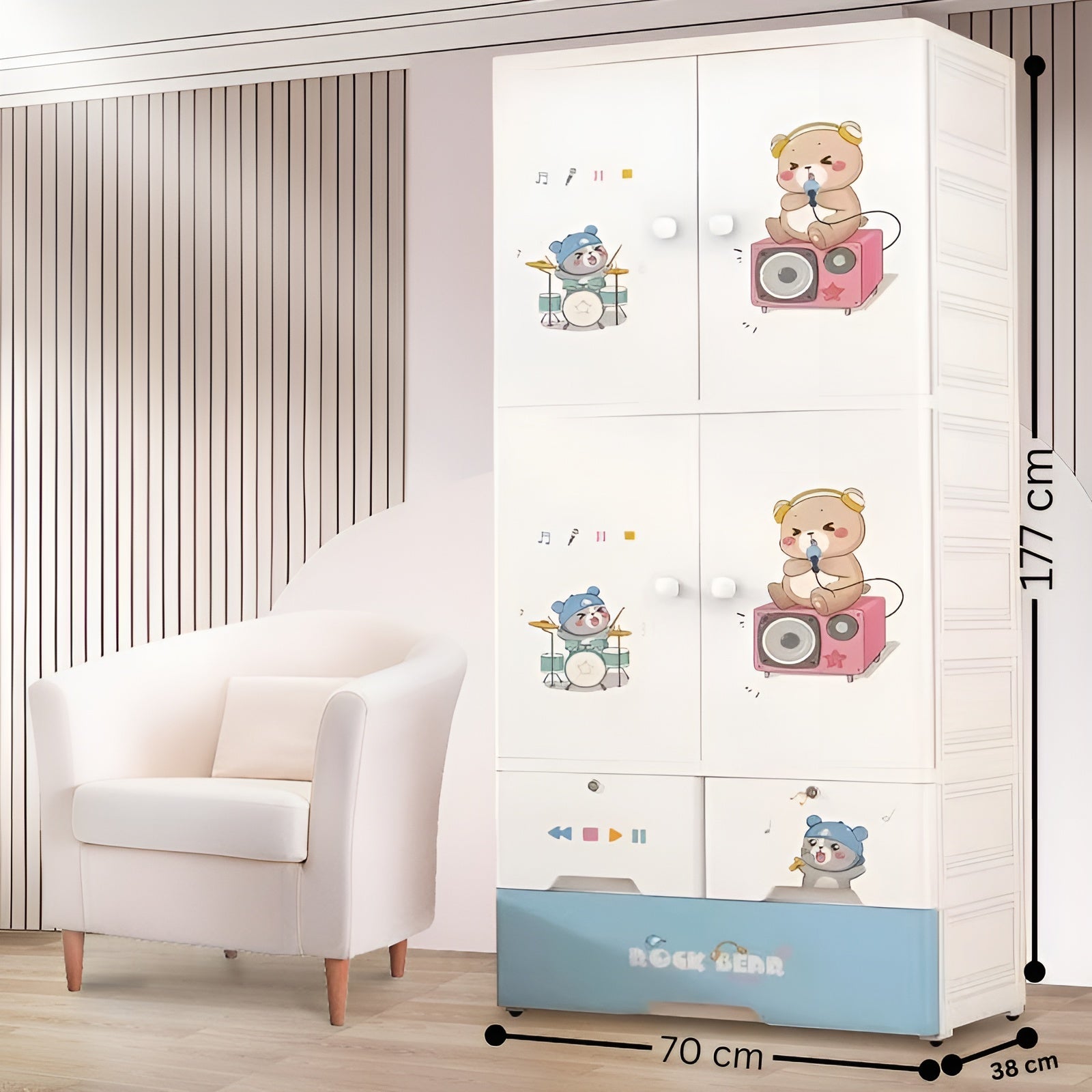 7031_rock_bear_Discounted-plastic-cupboards-for-kids__rock-bear