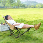 Adjustable Recliner Chair for Outdoor__cream