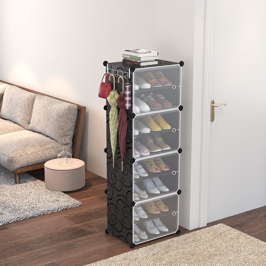 Affordable_soft_plastic_shoe_rack_for_daily_use__16-pair-black