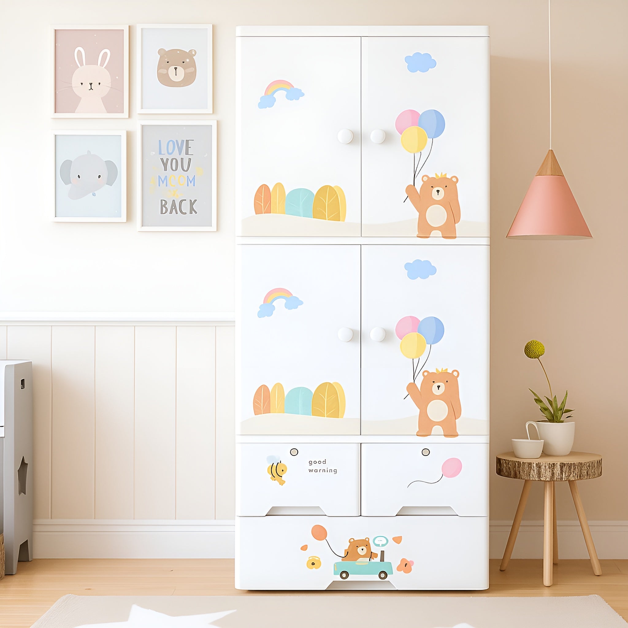 Animal print kids cupboard__Bear