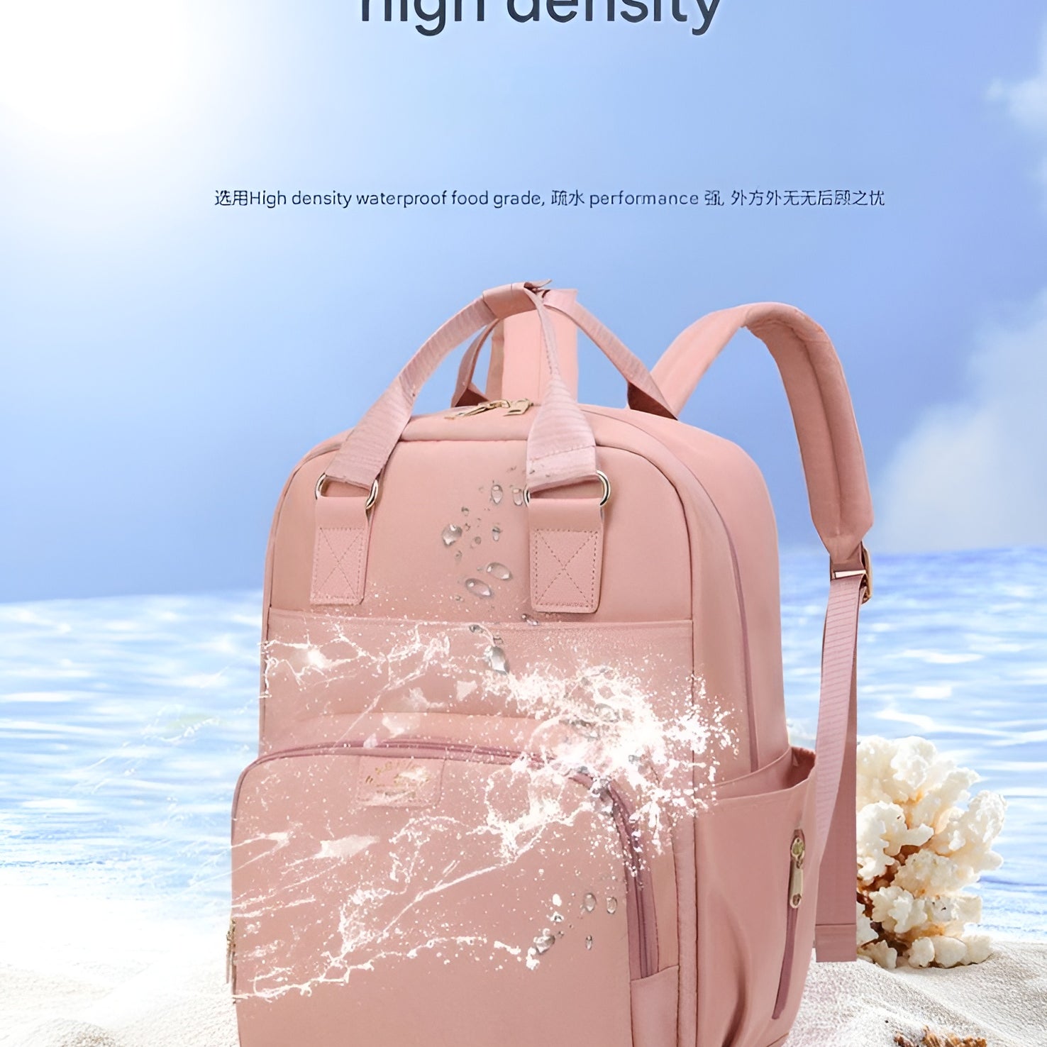 Best_diaper_backpack_for_new_moms_and_travel_use__Pink