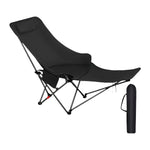 Comfortable Lounge Chair for Camping__black