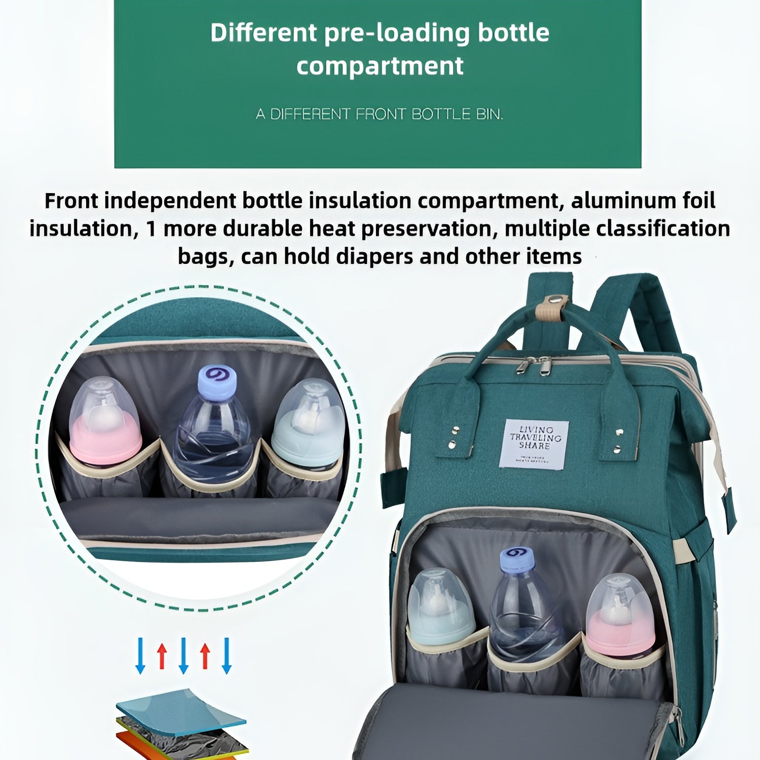 Comfortable_adjustable_strap_backpack_for_baby_travel_essentials__Green