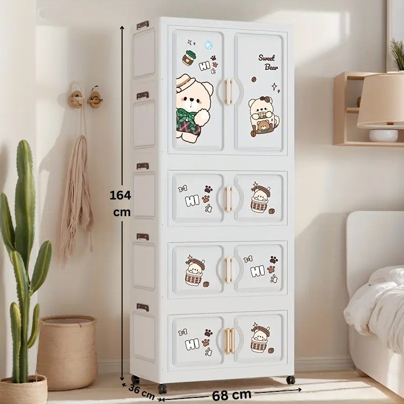 Cute bear design kids cupboard__lollipop-Bear