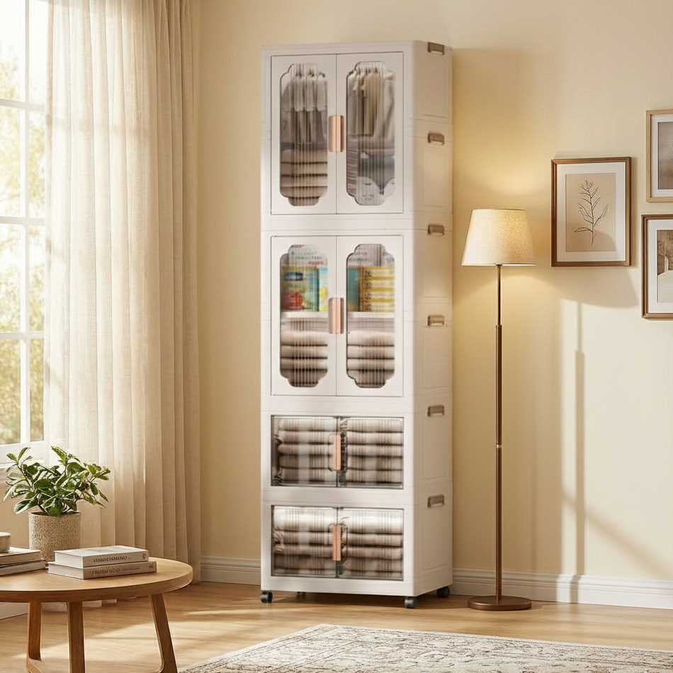 Dust-proof_plastic_wardrobe_for_small_spaces__XII