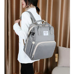 Easy-to-clean_mummy_diaper_backpack_for_daily_outdoor_use__Gray
