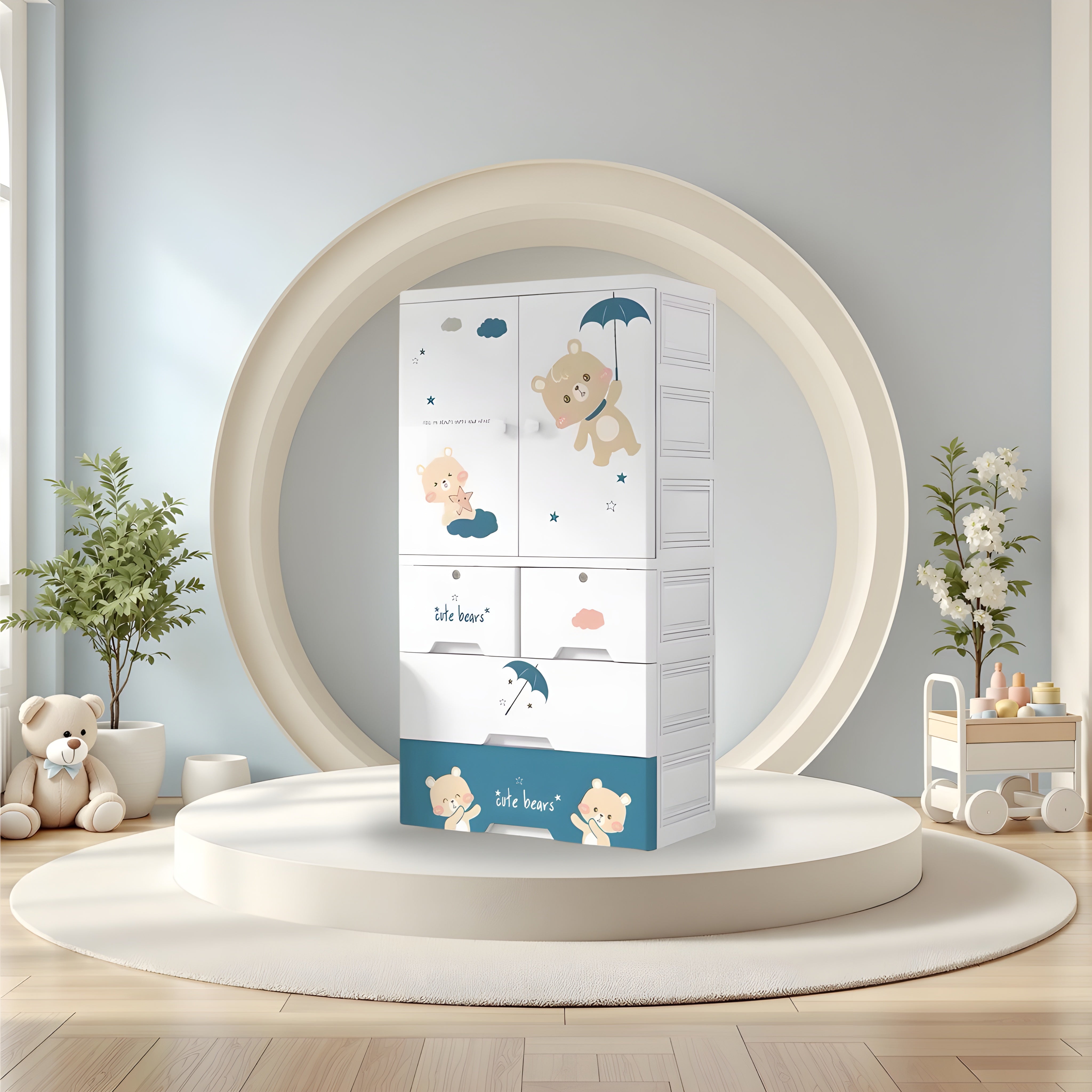 Easy-to-move-plastic-wardrobe-for-kids-with-lockable-wheels__sprite-bear