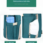 Foldable_large_capacity_diaper_bag_with_wide_opening__Green