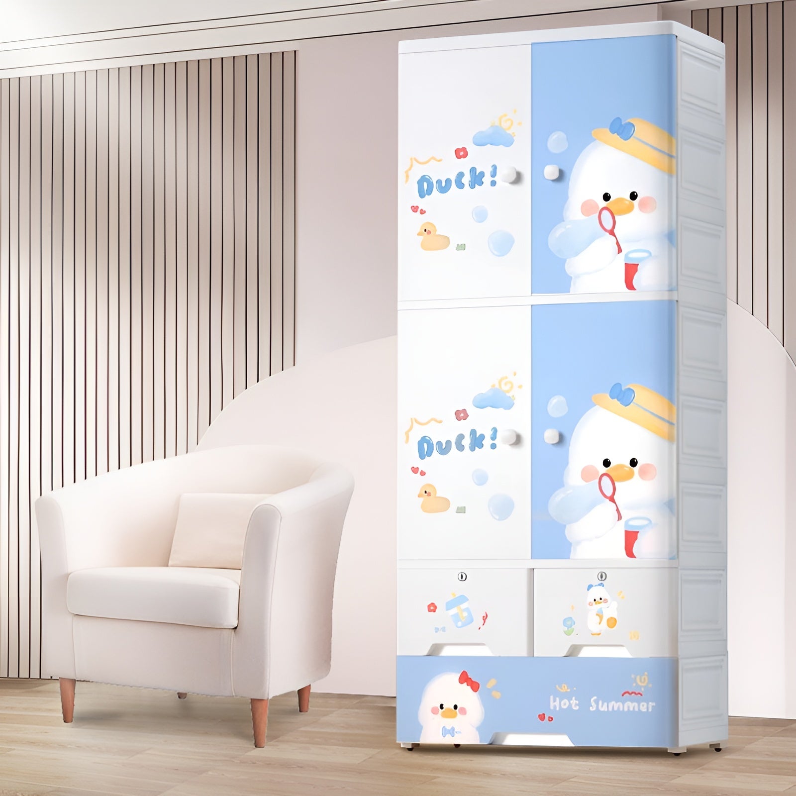 Heavy-duty-plastic-wardrobe-for-kids__bubble-ducky