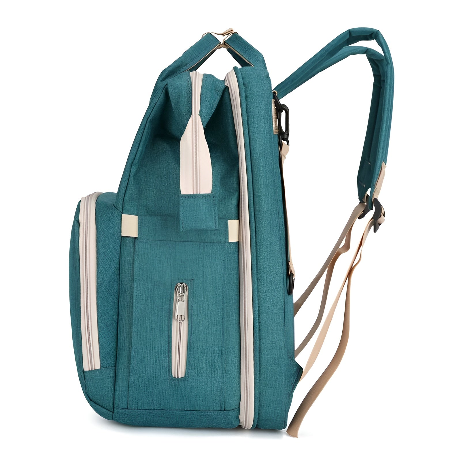 Lightweight_maternity_backpack_for_everyday_parenting_and_outings__Green