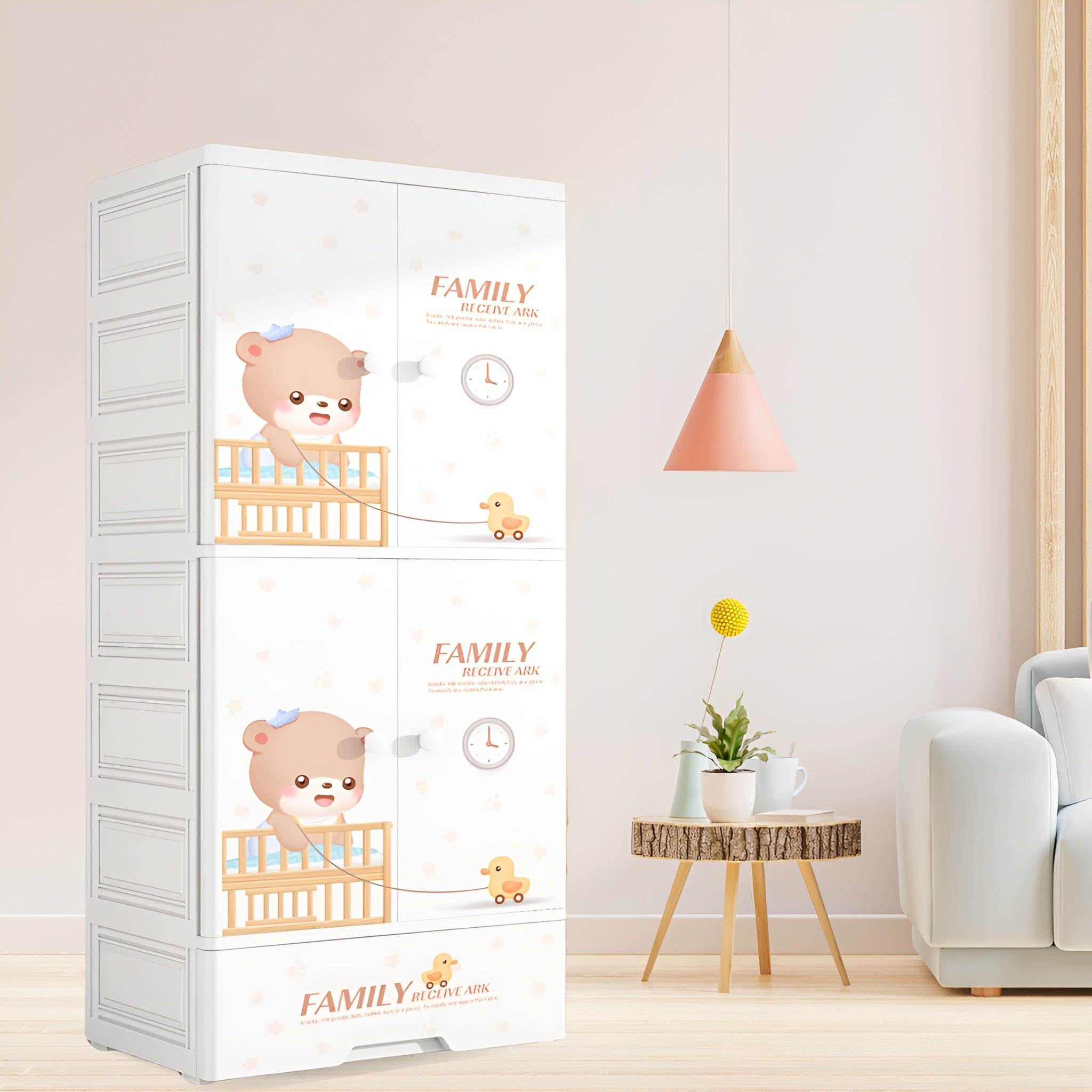 Modern kids wardrobe design__Family