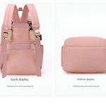 Multi-pocket_baby_diaper_backpack_for_organized_storage__Pink