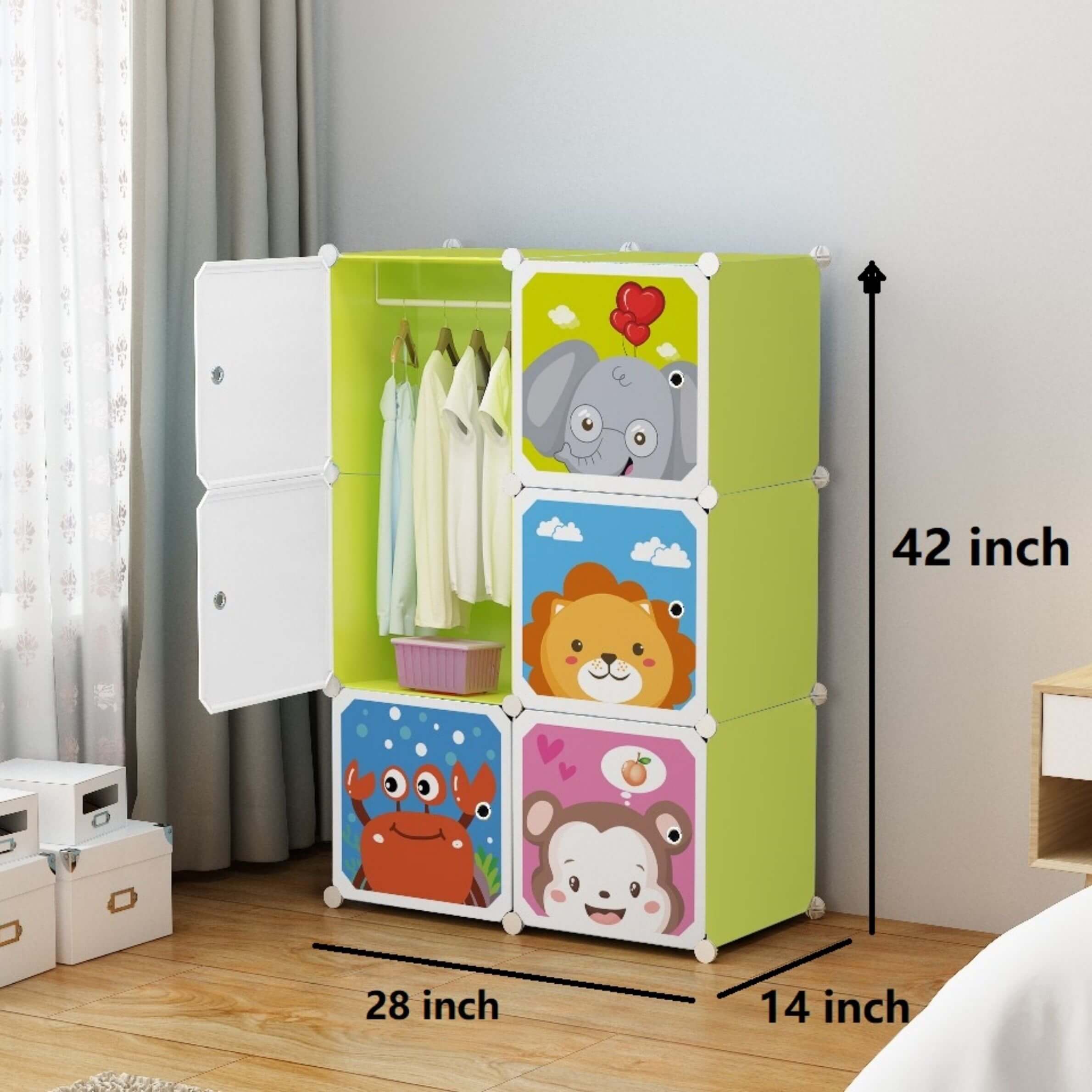 Multi_Layer_Soft_Plastic_Wardrobe_for_Clothes_6_door__lemon-green