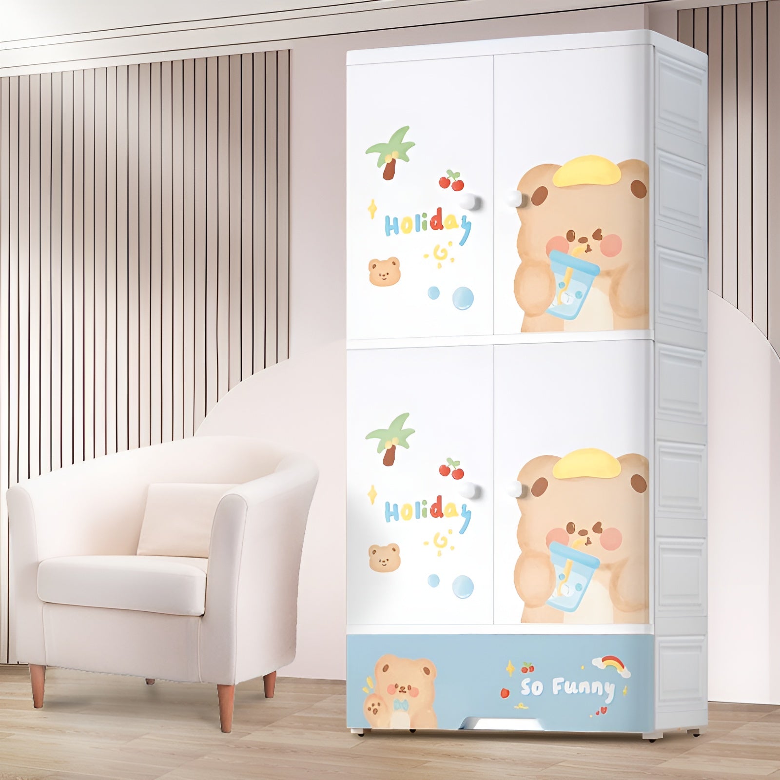 Plastic-cupboard-for-kids-with-hanging-space_drawers__summer-bear
