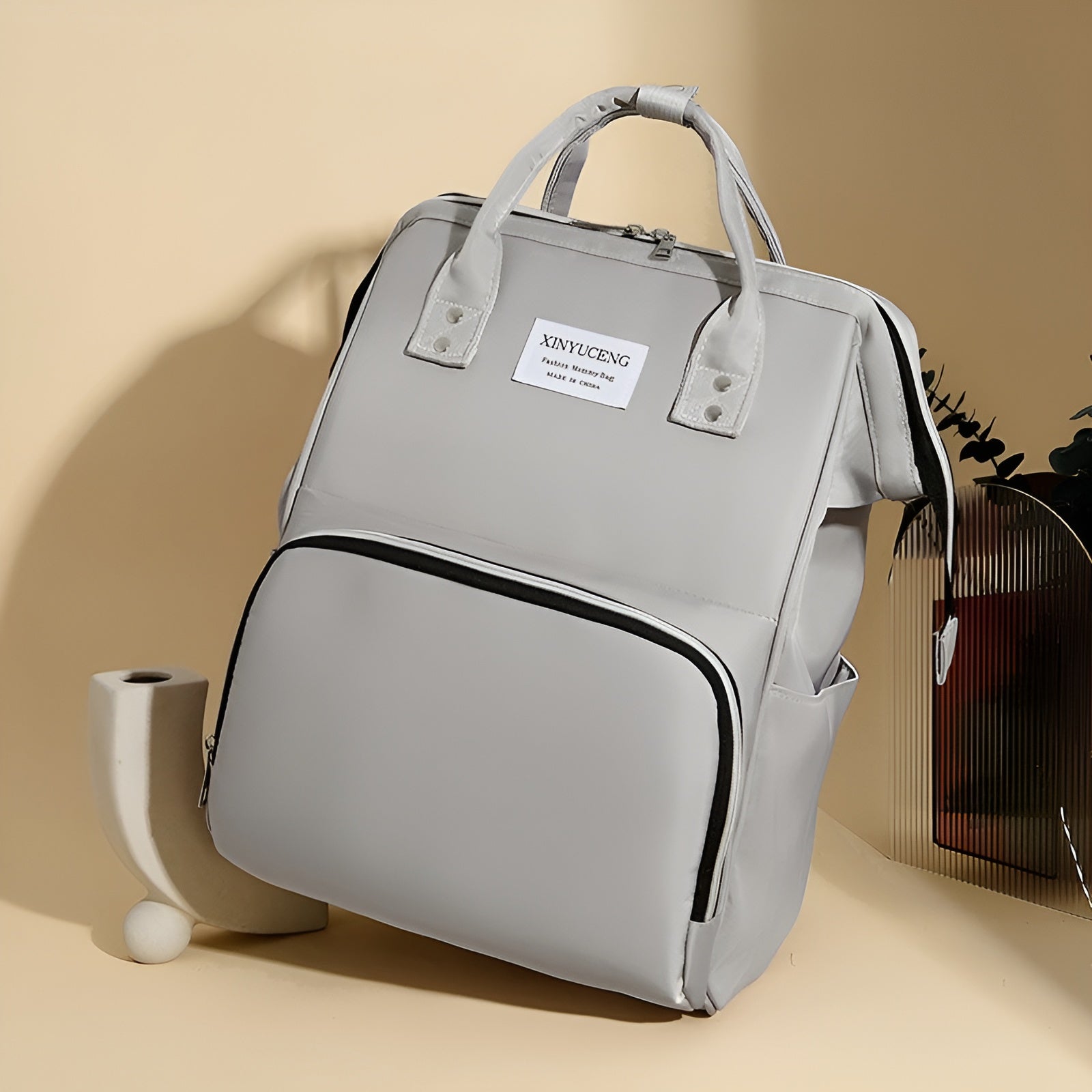 Premium_quality_nursing_bag_for_mothers__Gray