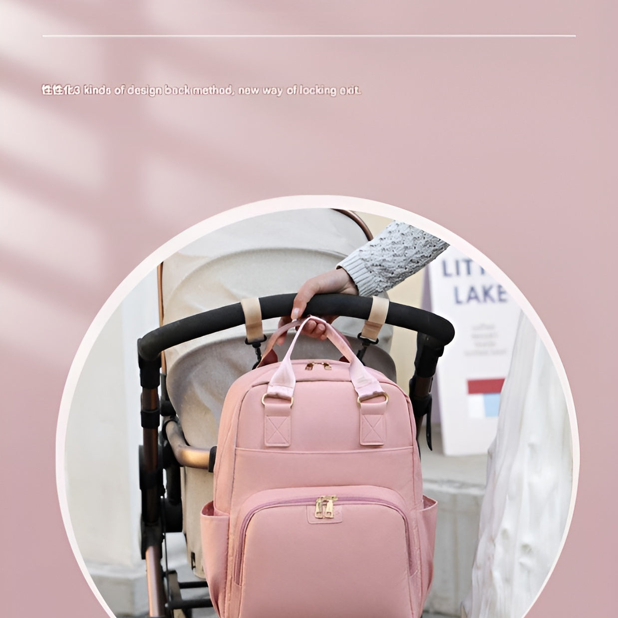 Smart_baby_care_diaper_bag_for_travel_and_outdoor_activities__Pink