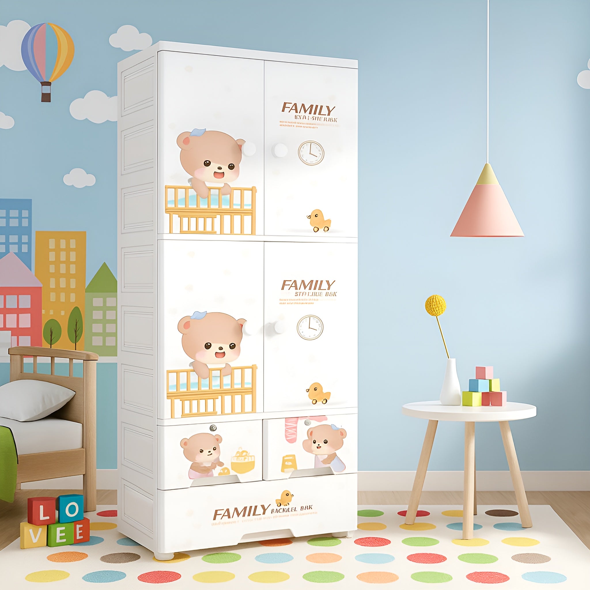 Space-saving kids furniture__Family