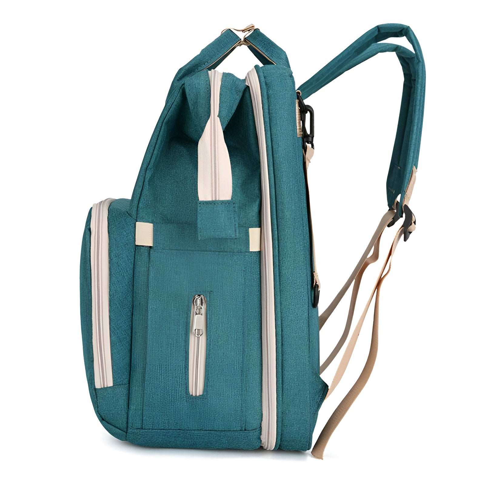 Waterproof_baby_storage_backpack_for_newborn_and_toddler_care__Green