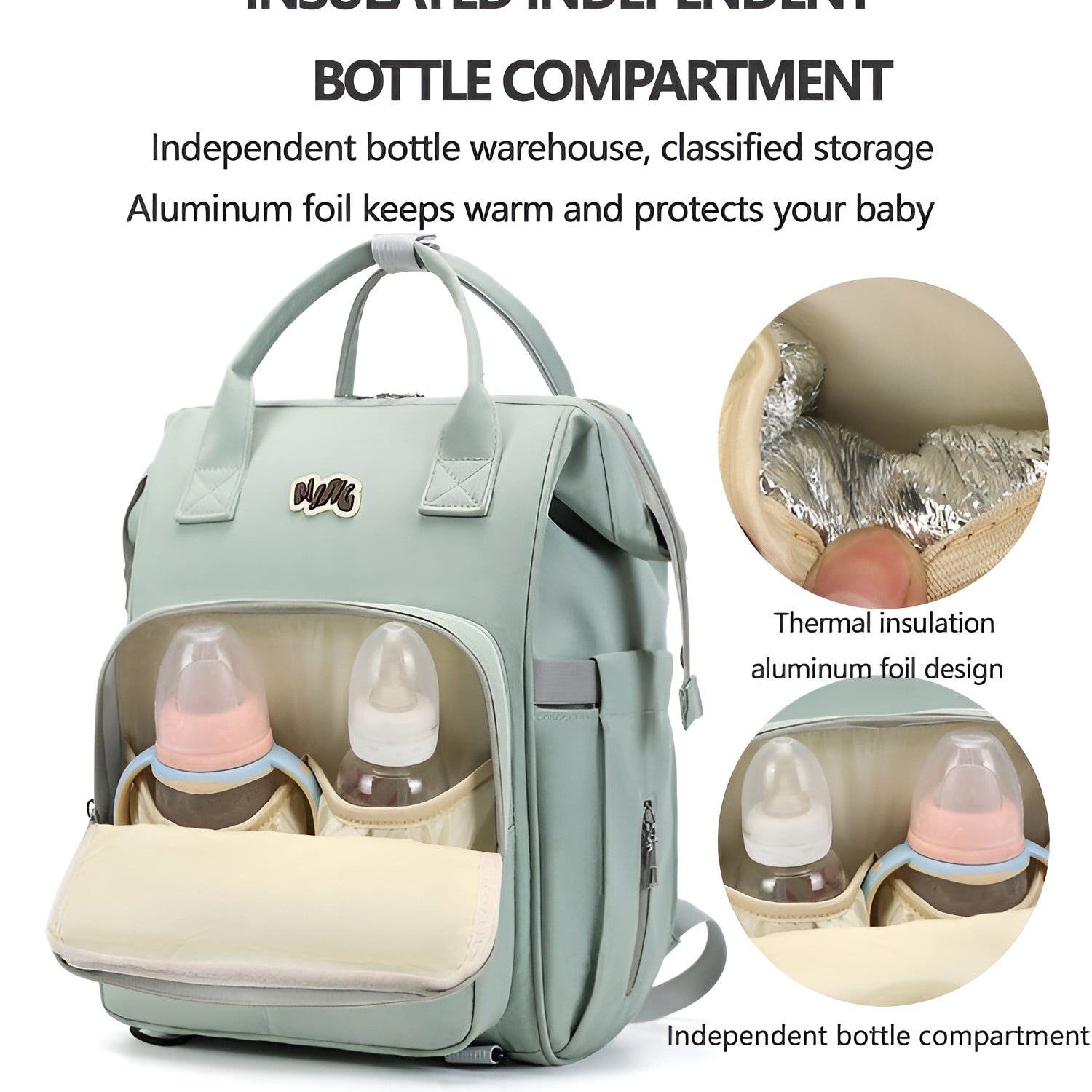 durable_waterproof_baby_backpack_for_moms__Green