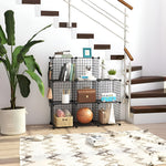 iron_frame_8_cube_wardrobe_for_home_use__Black