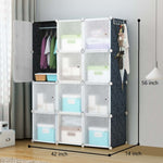 large_12_compartment_PP_wardrobe_with_clear_doors__black
