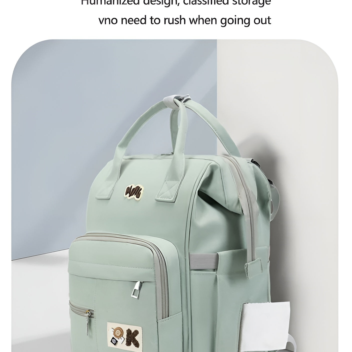 modern_diaper_bag_with_multiple_compartments__Green