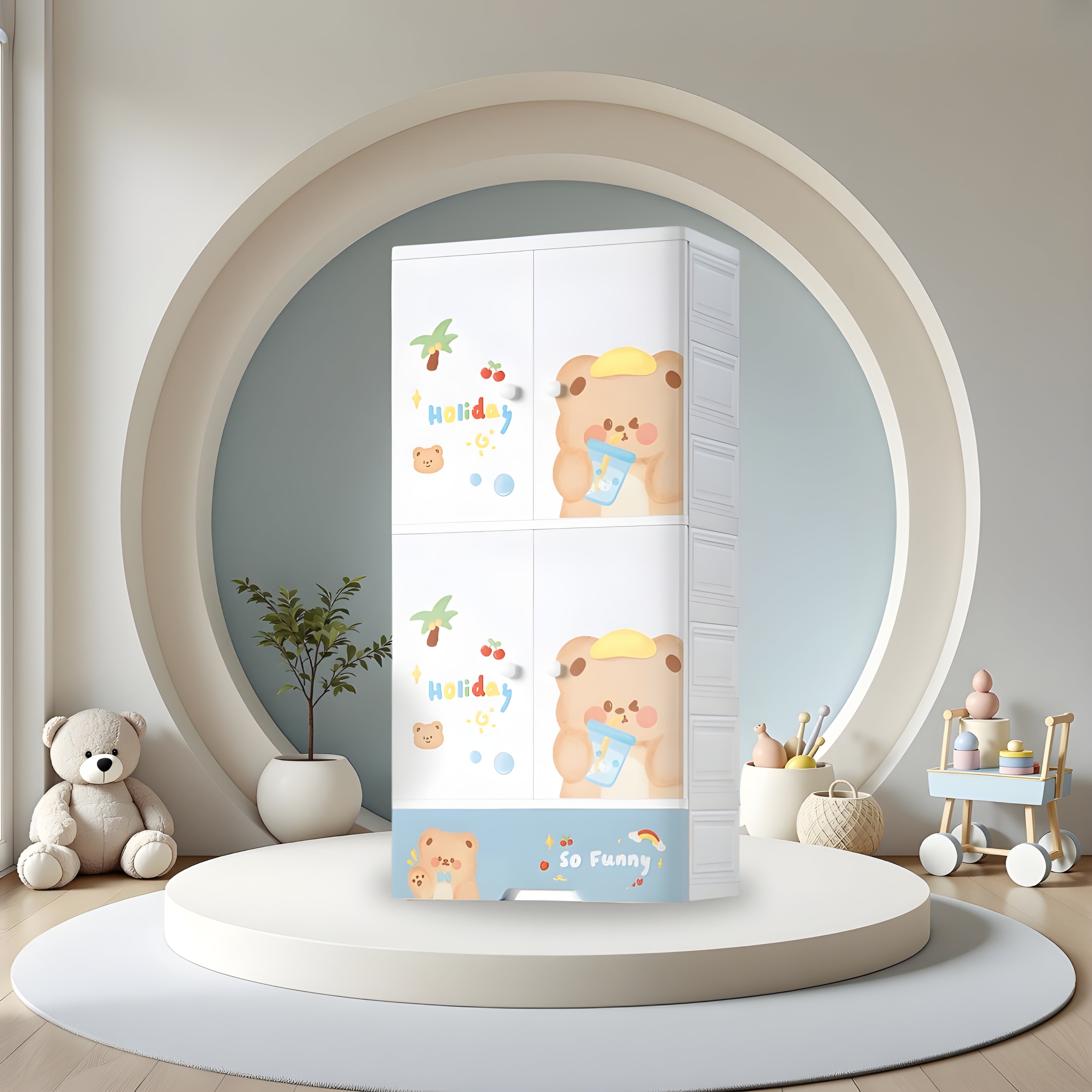 multi-compartment_plastic_wardrobe_for_bedroom__Summer-Bear