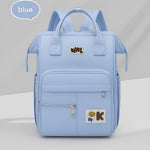 multi-pocket_maternity_travel_backpack__Sky-blue