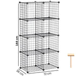 space-saving_8_cube_metal_wardrobe_for_bedrooms__Black