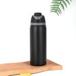 spill proof water bottle__Black