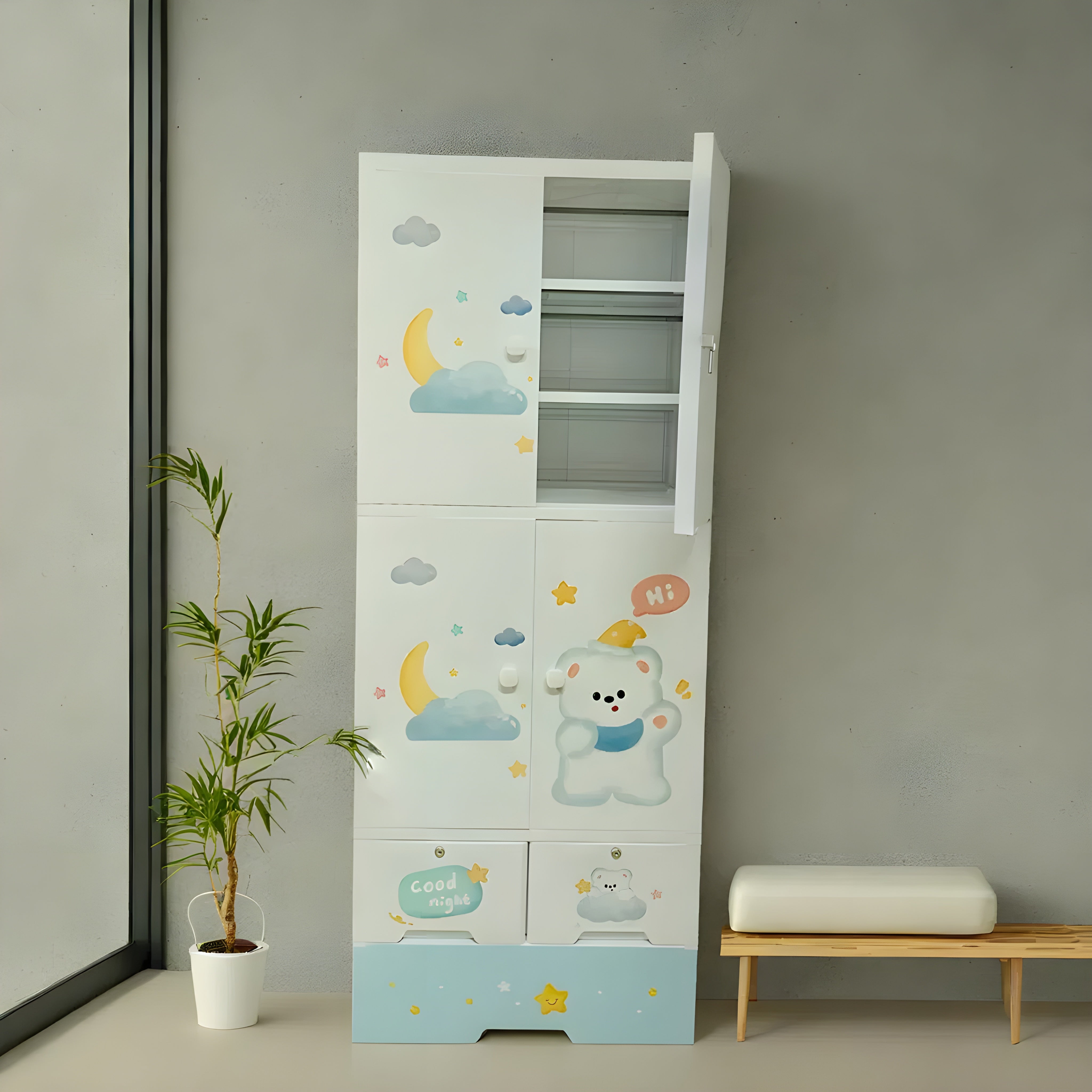stackable_plastic_kids_wardrobe_with_drawers_and_shelves__blue-bear