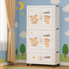 Kids Wardrobe Organizer – Multi-Cube Storage Cabinet for Clothes & Toys (68×36×164 cm)