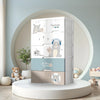 Kids Clothing Wardrobe with Shelves, Drawers & Storage Space  ( 60×38×113 CM )