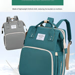 Elegant_mommy_diaper_backpack_for_baby_essentials_and_accessories__Green