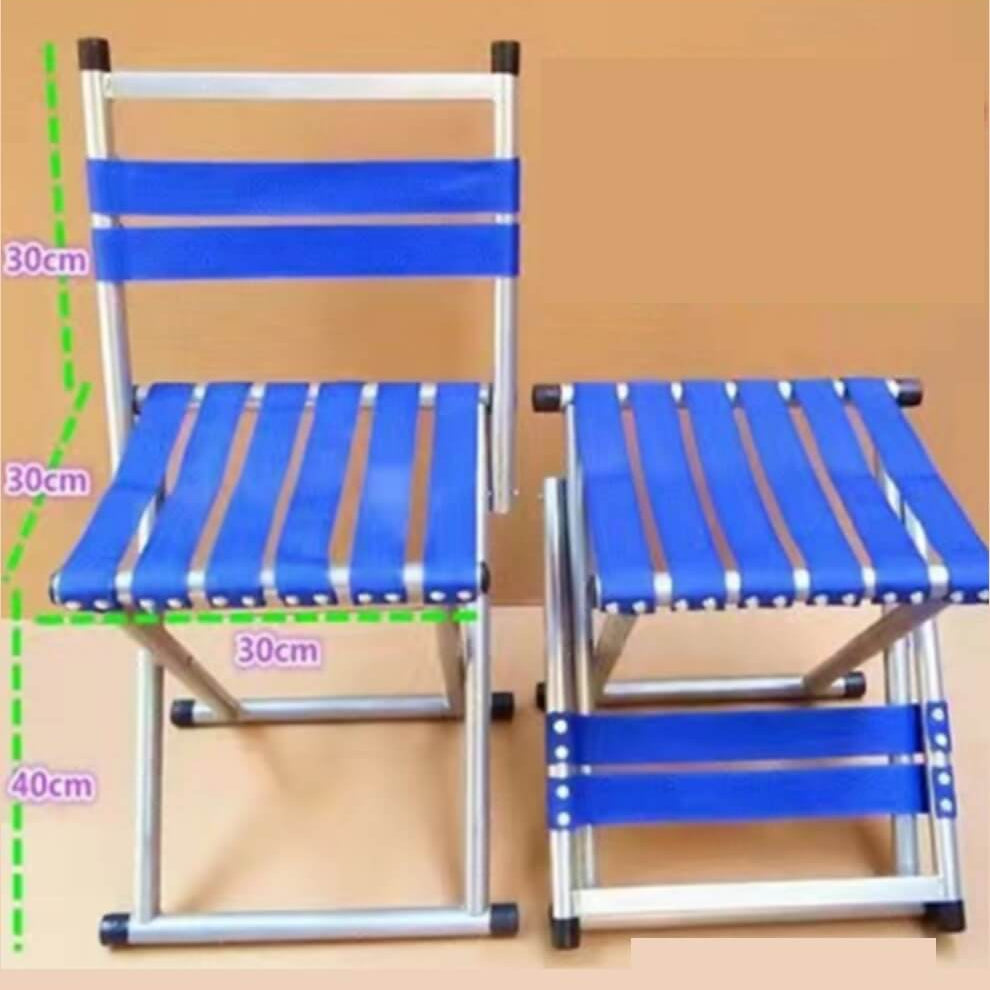 Nylon_Outdoor_Mini_Folding_Chair__blue