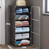 PP Collapsible Wardrobe – 5 Door,4 Door,3 Door,5 Door Small | Portable Storage Organizer