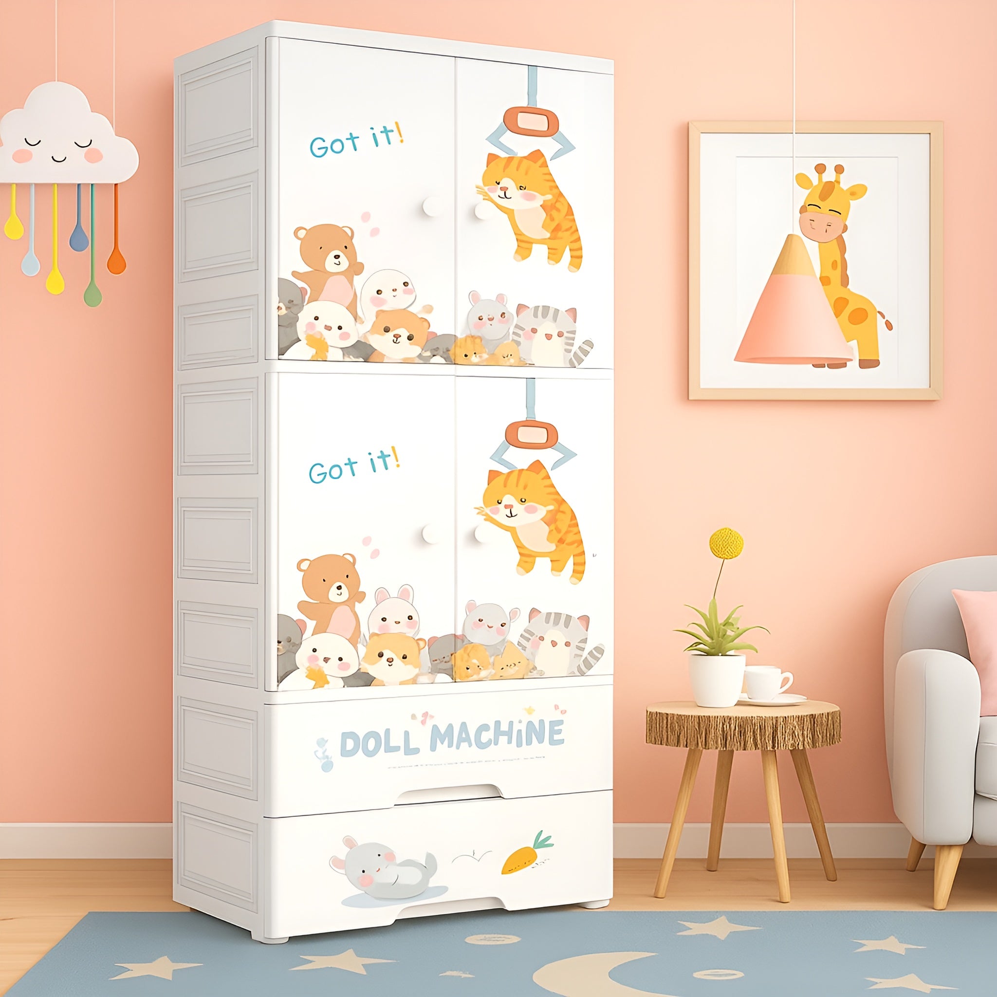 Plastic wardrobe for baby room__Doll