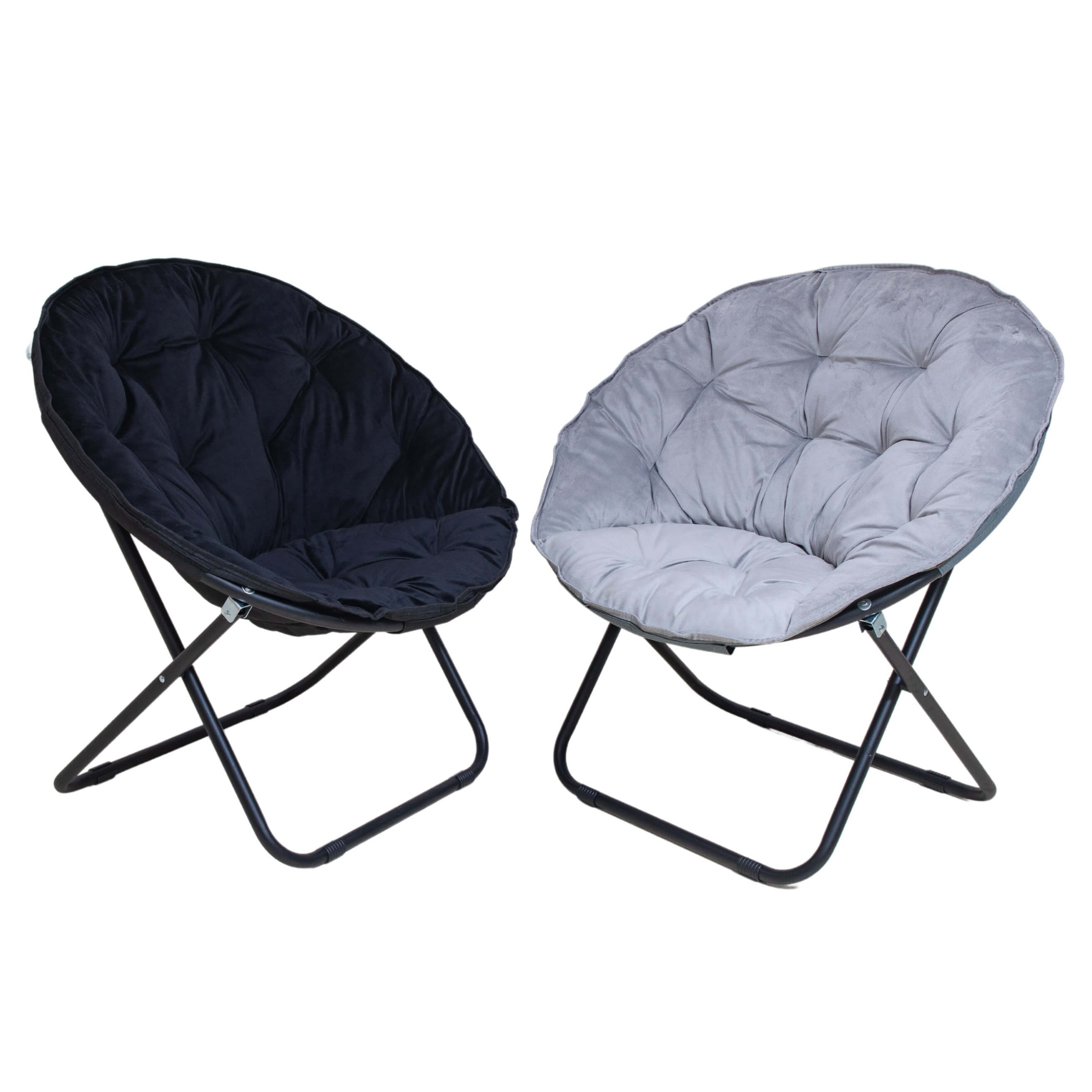 Space_Saver_Velvet_Foldable_Chair__gray