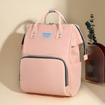 Spacious_diaper_backpack_for_newborn_essentials__Pink