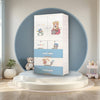 Kids Clothing Wardrobe with Hangers and Drawers  ( 70×38×156 CM )
