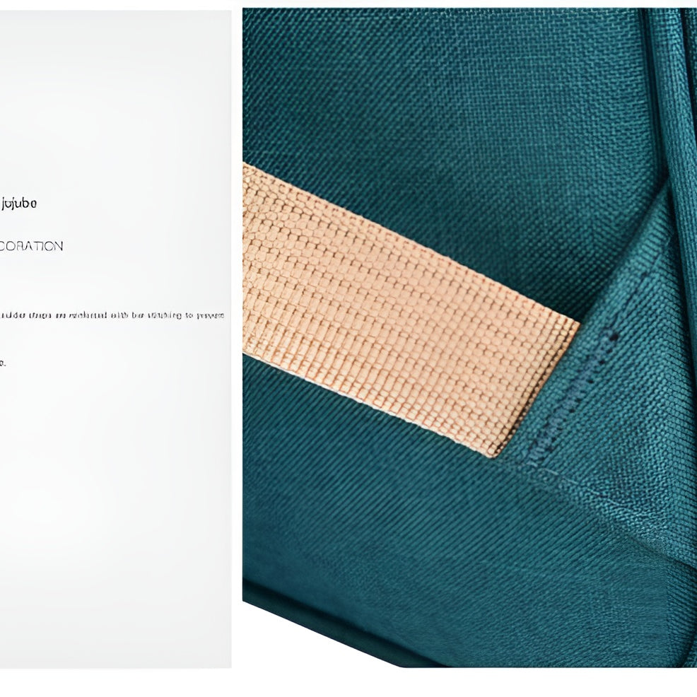 Stylish_nursery_backpack_with_insulated_compartments_and_USB_slot__Green