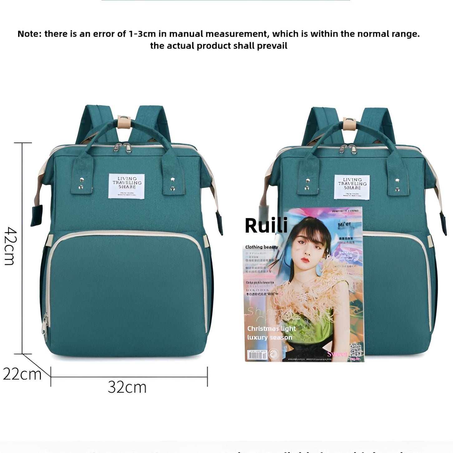 Trendy_unisex_baby_diaper_bag_for_mothers_and_fathers__Green