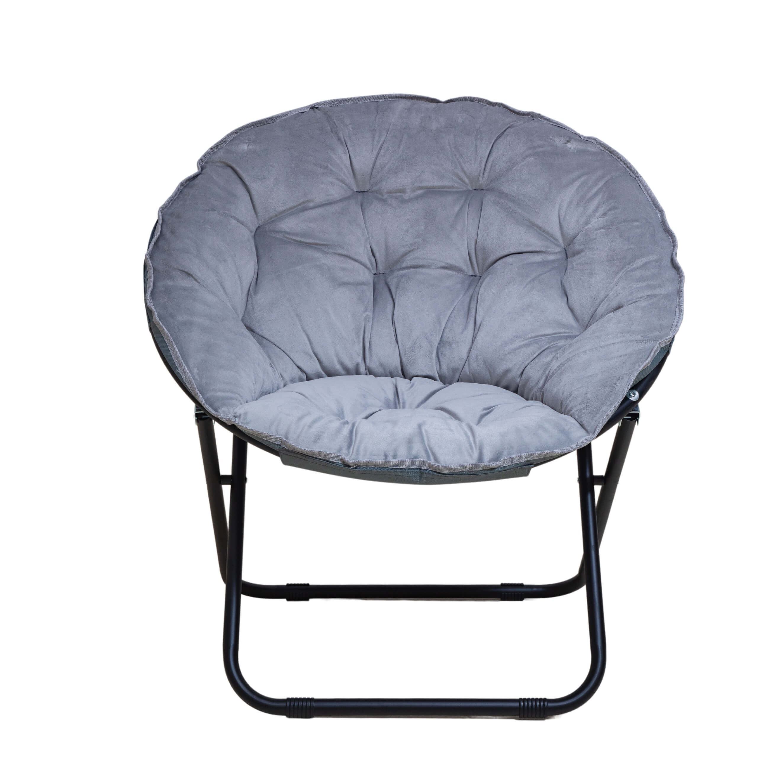 Velvet_Moon_Chair_with_Foldable_Frame__gray