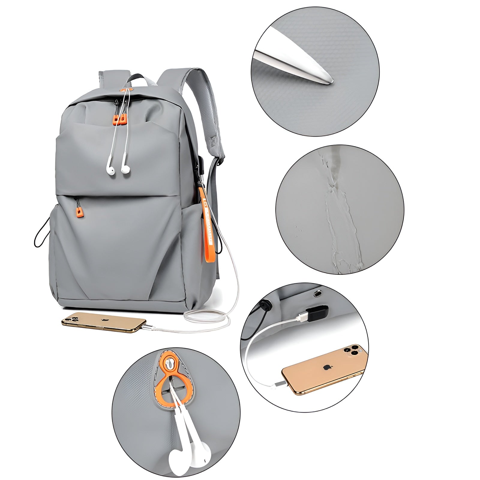 Waterproof_diaper_bag_for_traveling_moms__Gray