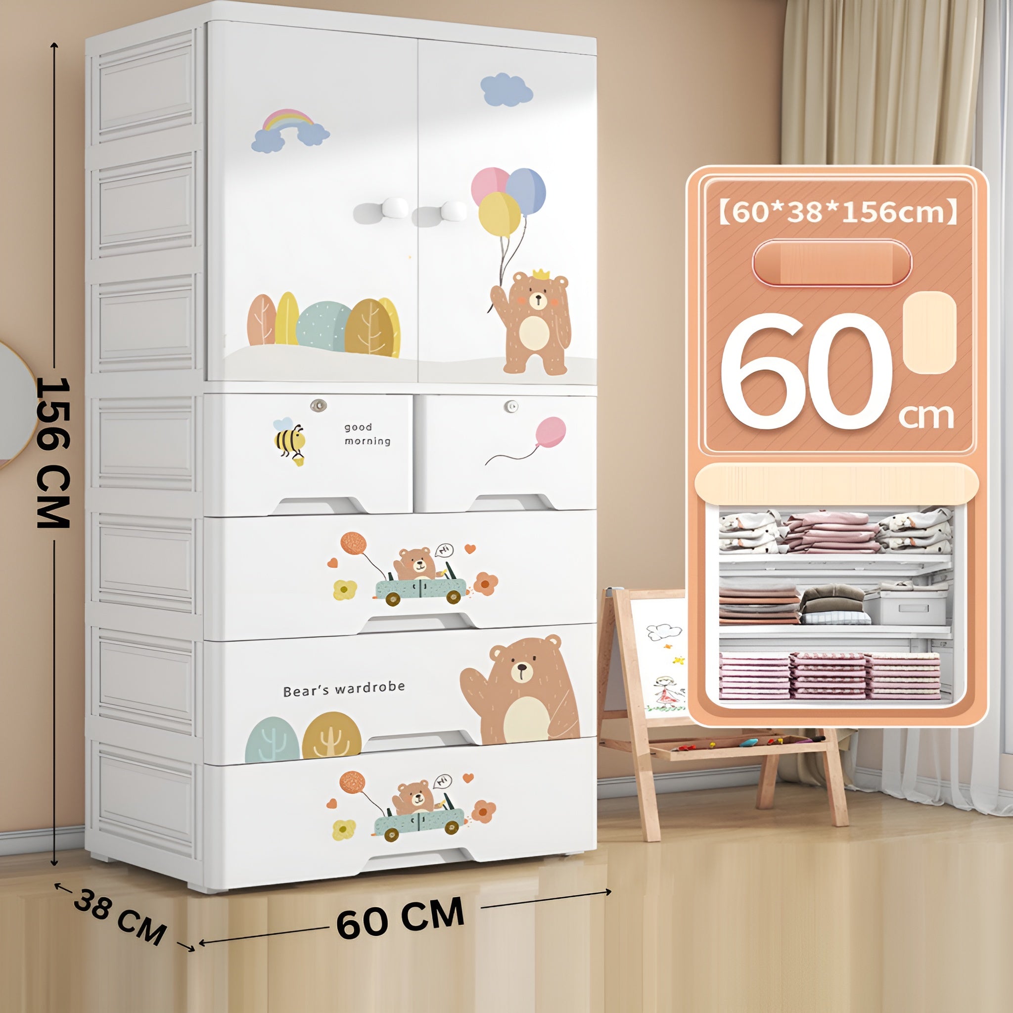 best_kids_wardrobe_for_modern_family_homes__Bear