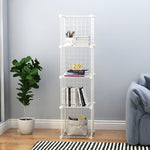 iron_frame_foldable_cube_wardrobe__White