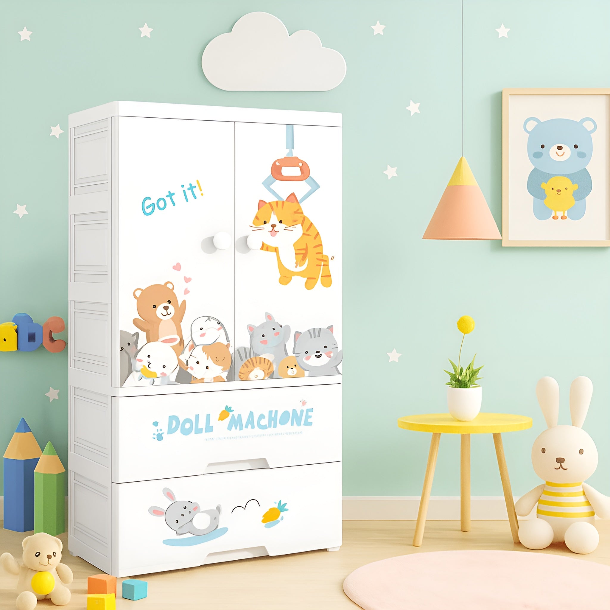 unbreakable_kids_wardrobe_with_shelves__Doll